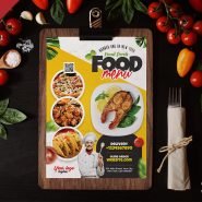 A4 Size Restaurant Food Menu PSD Template