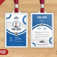 Designer Photo Identity Card PSD Template