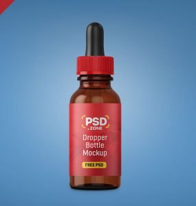 Dropper Bottle Mockup PSD