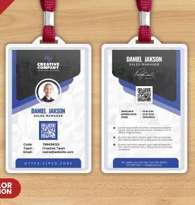 Designer Office Identity Card PSD Template