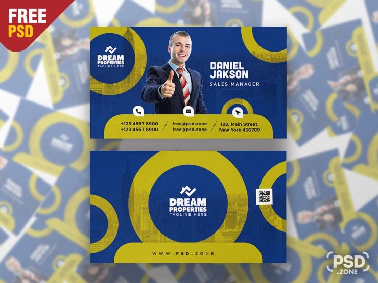 Modern and Designer Business Card PSD Template