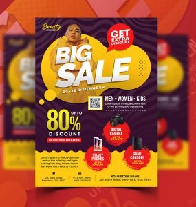 Season Special Sale Flyer PSD Template