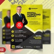 Stylish Corporate Flyer Design PSD Template Stylish Corporate Flyer Design PSD Template