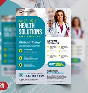 Medical Health Care AD Flyer PSD