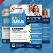 Medical and Health Services Promotional Flyer PSD Medical and Health Services Promotional Flyer PSD