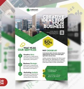 Minimal Corporate Flyer Template PSD