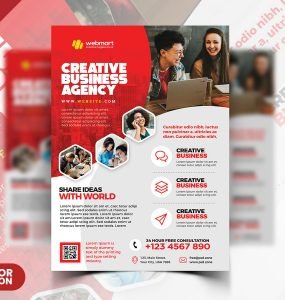 Print Ready Corporate Flyer Design PSD