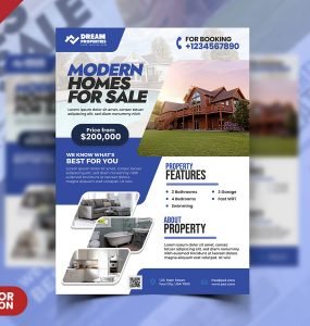 Excellent Real Estate Flyer Design PSD