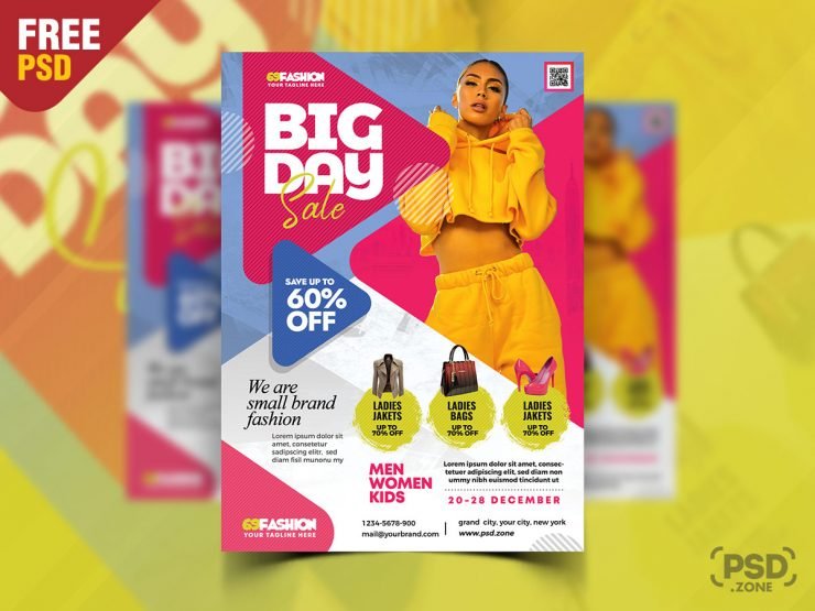 Season Special Fashion Sale Flyer PSD