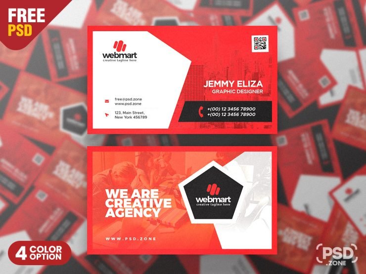 Multipurpose Designer Business Card PSD Template