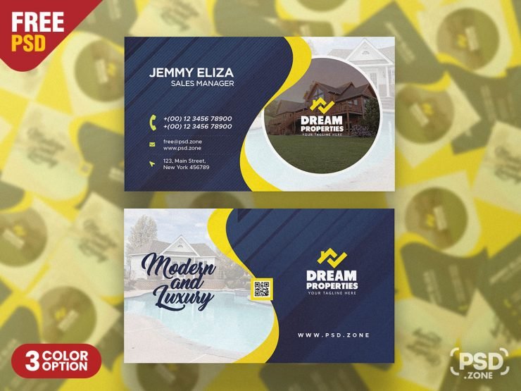 Professional Business Card PSD Template