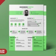 A4 Size Modern Clean Resume CV PSD A4 Size Modern Clean Resume CV PSD