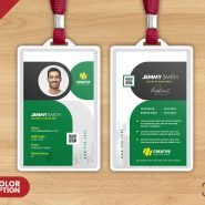 Creative Vertical Office Identity Card PSD Creative Vertical Office Identity Card PSD