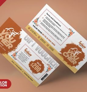 Gift Voucher and Coupon PSD