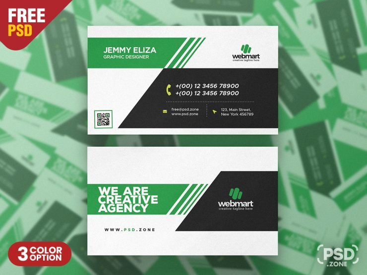 Modern Business Card Template PSD