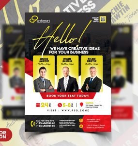Professional Business Seminar Flyer PSD