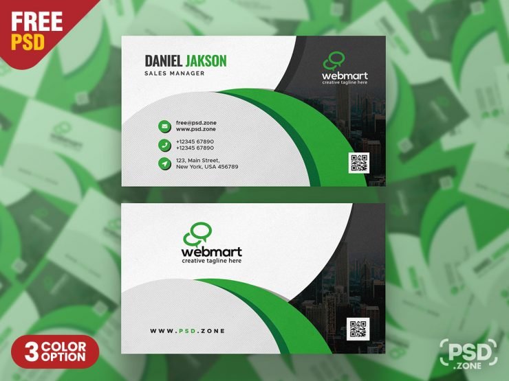 Multipurpose Creative Business Card PSD Template