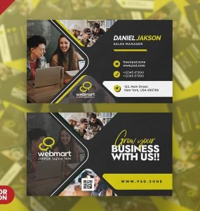 Creative Professional Business Card PSD Template