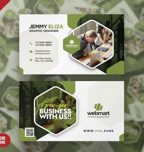 Marketing Agency Business Card PSD Template