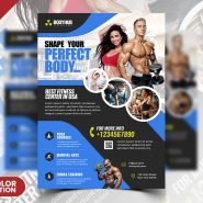 Health and Fitness Gym Premium Flyer Design PSD Health and Fitness Gym Premium Flyer Design PSD