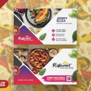 Food Restaurant Business Card Design PSD Food Restaurant Business Card Design PSD