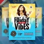 Nightclub Friday Party Flyer PSD Template
