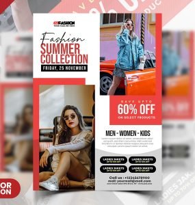 Modern Fashion Sale Flyer PSD Template