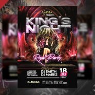 Night Club Royal Party Flyer PSD