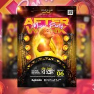 Weekend Music Party Flyer Design PSD