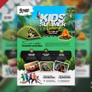Kids Summer Camp Flyer PSD Template Kids Summer Camp Flyer PSD Template