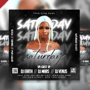 Saturday Special Club Party Social Media Post PSD Saturday Special Club Party Social Media Post PSD