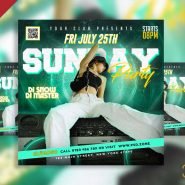 Sunday Party Instagram Post PSD Sunday Party Instagram Post PSD