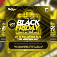 Black Friday Deal social media post PSD