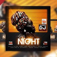 Girls night social media post PSD Girls night social media post PSD