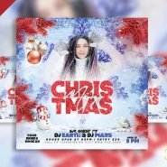 Merry christmas social media post PSD