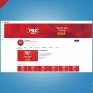 Youtube 2024 Desktop mockup PSD Youtube 2024 Desktop mockup PSD