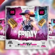 Friday after party social media post PSD