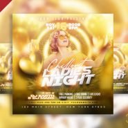 Chillout ladies night social media post PSD Chillout ladies night social media post PSD